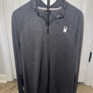 Spyder Charcoal Quarter-Zip Pullover